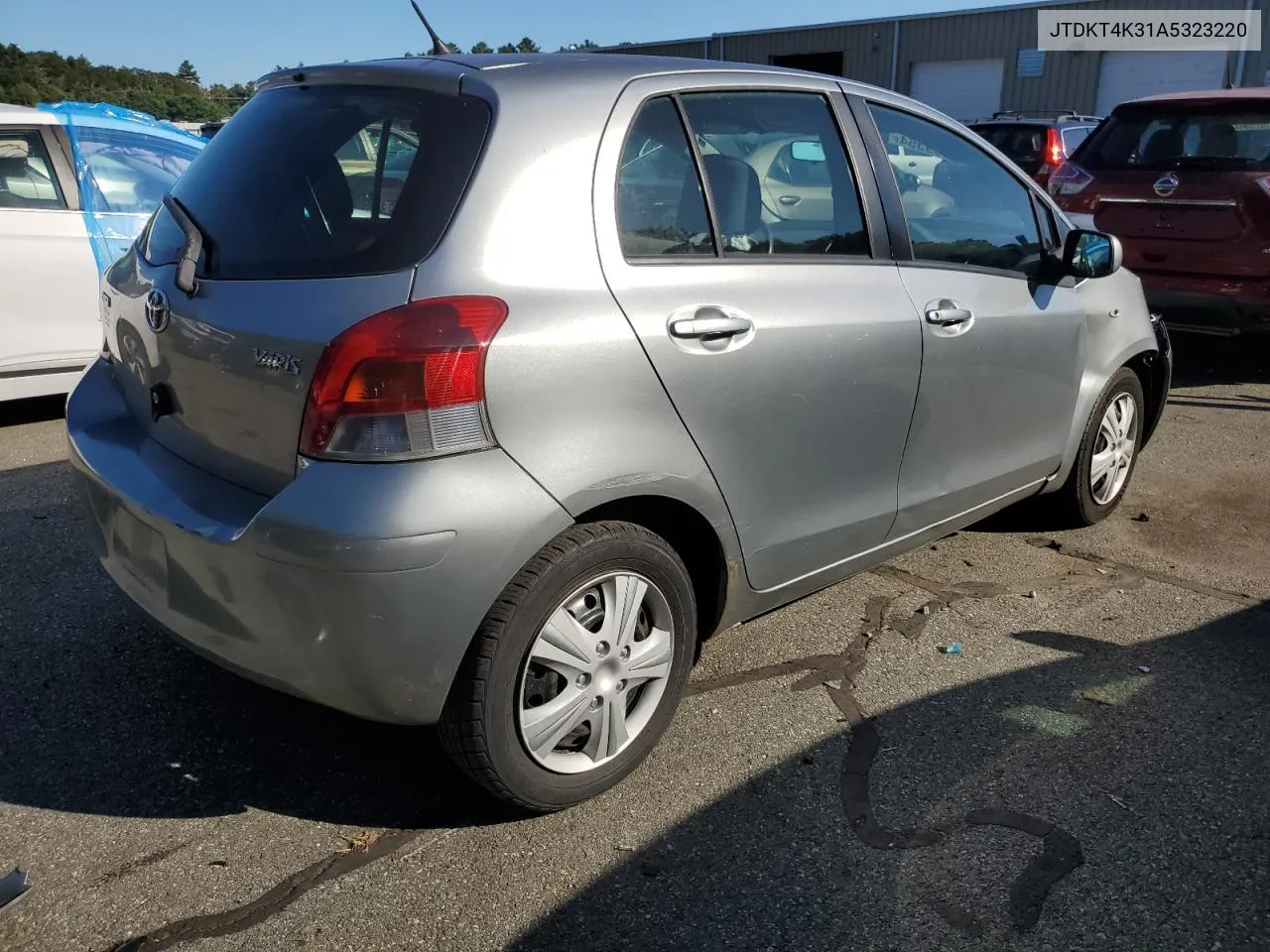 2010 Toyota Yaris VIN: JTDKT4K31A5323220 Lot: 70499354