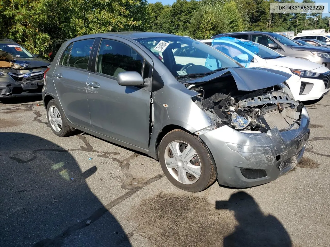 2010 Toyota Yaris VIN: JTDKT4K31A5323220 Lot: 70499354