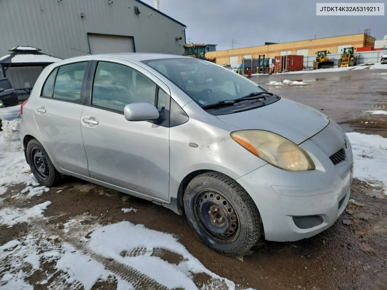 JTDKT4K32A5319211 2010 Toyota Yaris
