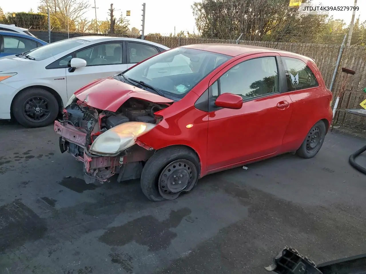 JTDJT4K39A5279799 2010 Toyota Yaris