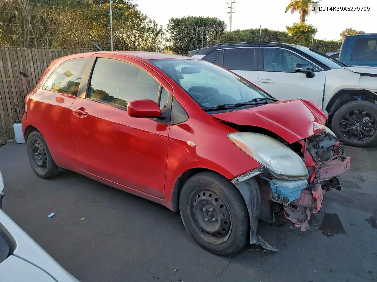 JTDJT4K39A5279799 2010 Toyota Yaris