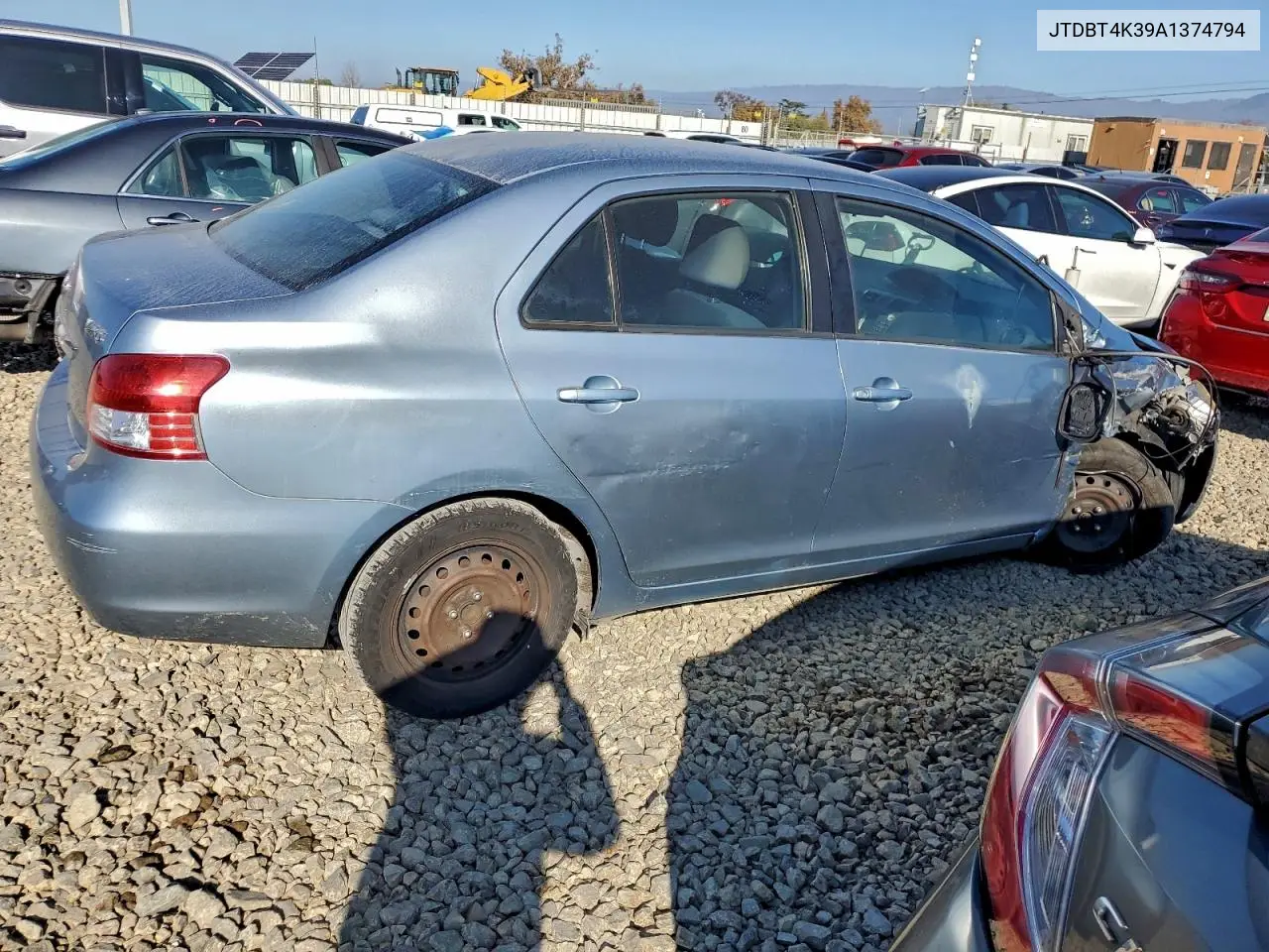 JTDBT4K39A1374794 2010 Toyota Yaris