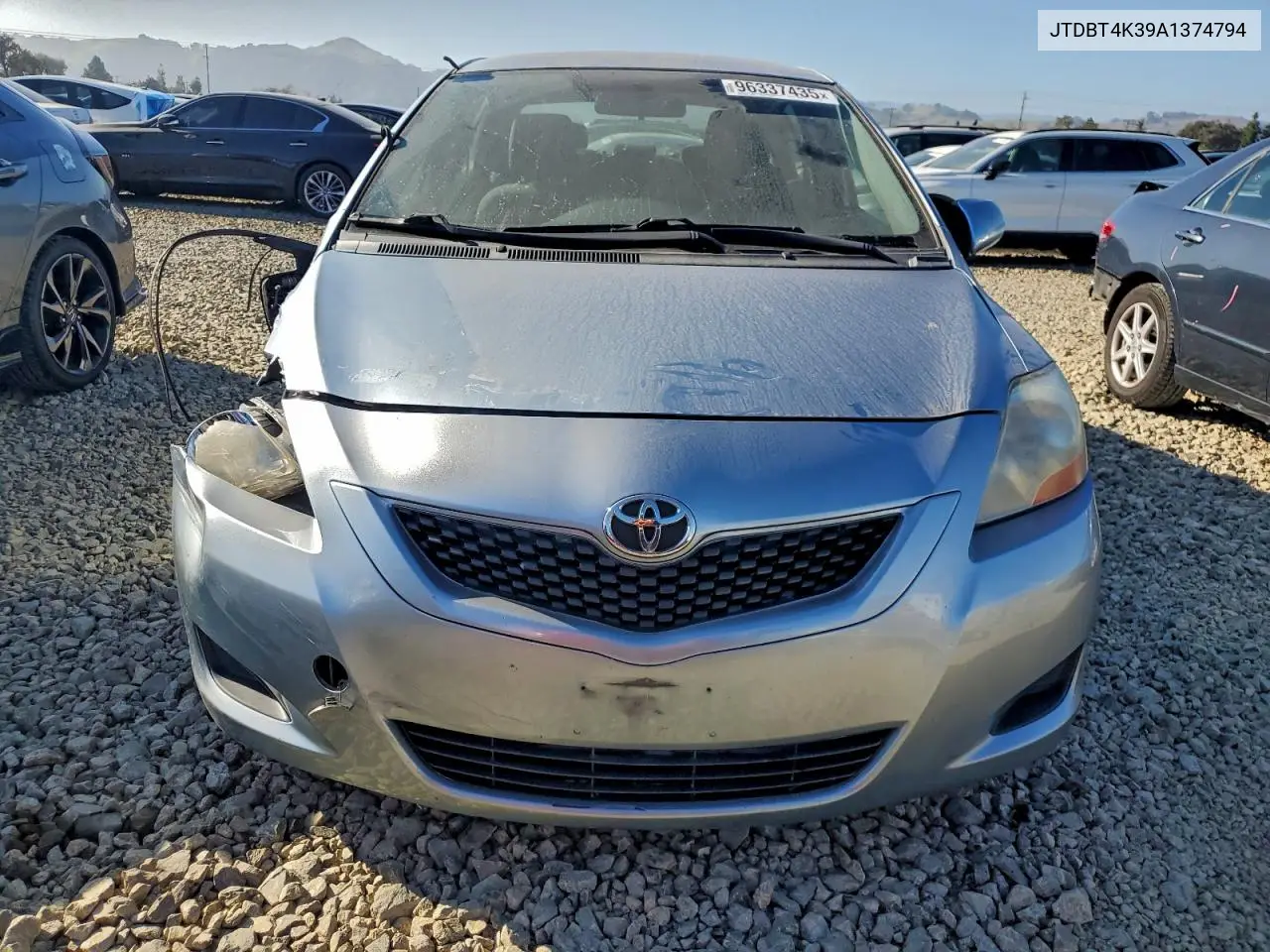 JTDBT4K39A1374794 2010 Toyota Yaris