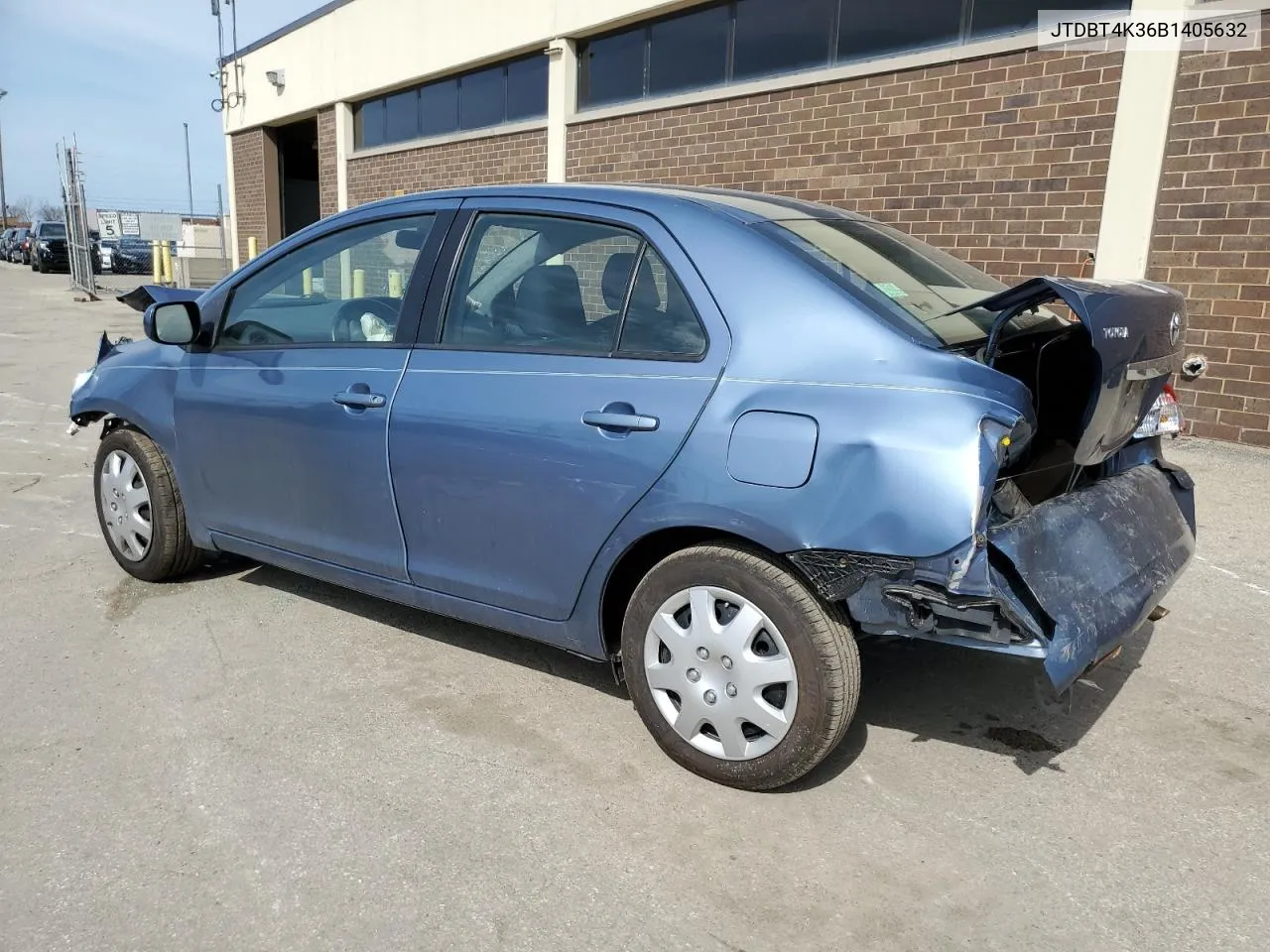 2011 Toyota Yaris VIN: JTDBT4K36B1405632 Lot: 52566954