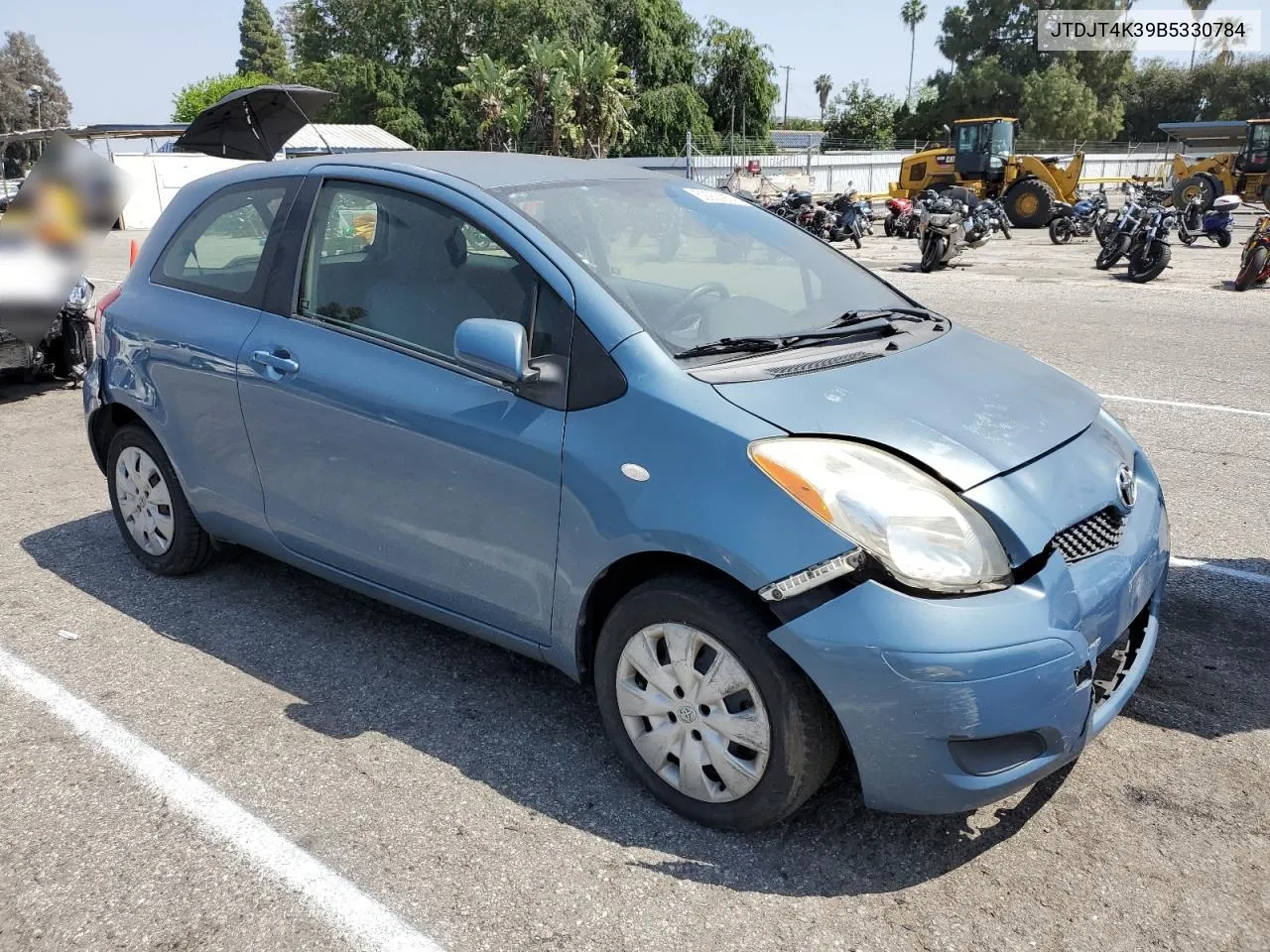 JTDJT4K39B5330784 2011 Toyota Yaris