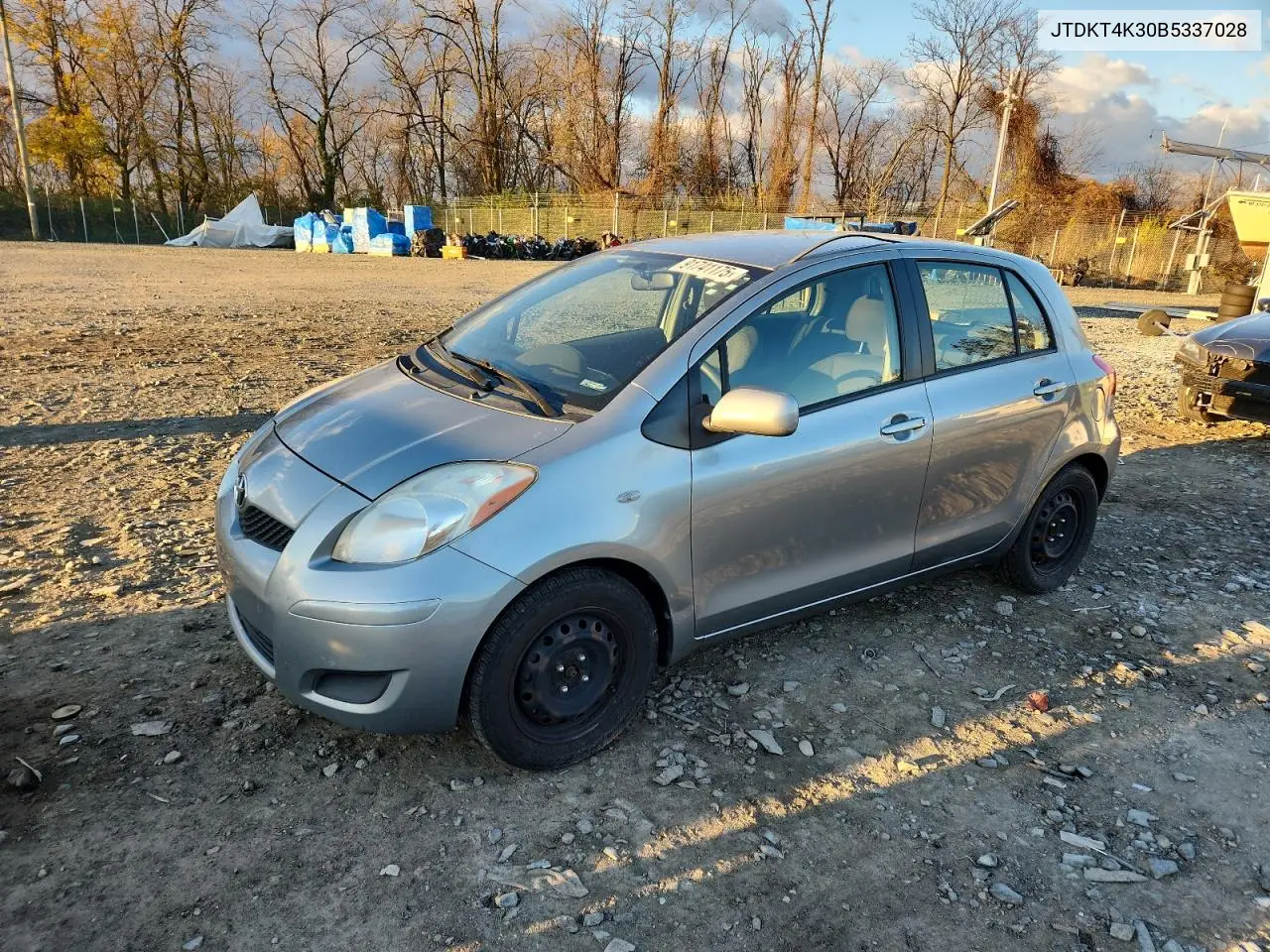 JTDKT4K30B5337028 2011 Toyota Yaris