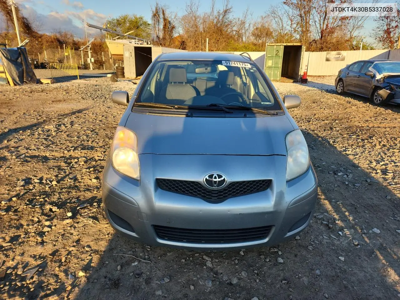 JTDKT4K30B5337028 2011 Toyota Yaris