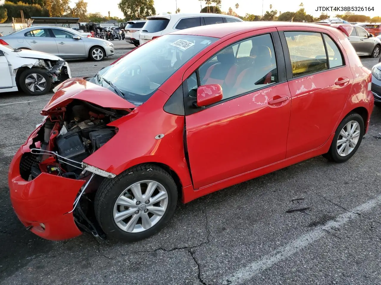 JTDKT4K38B5326164 2011 Toyota Yaris