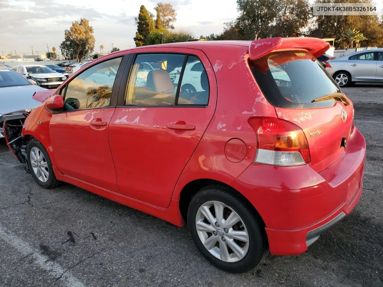 JTDKT4K38B5326164 2011 Toyota Yaris