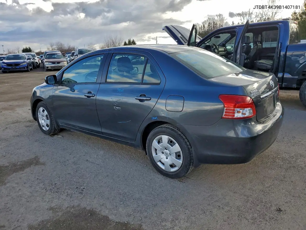 JTDBT4K39B1407181 2011 Toyota Yaris