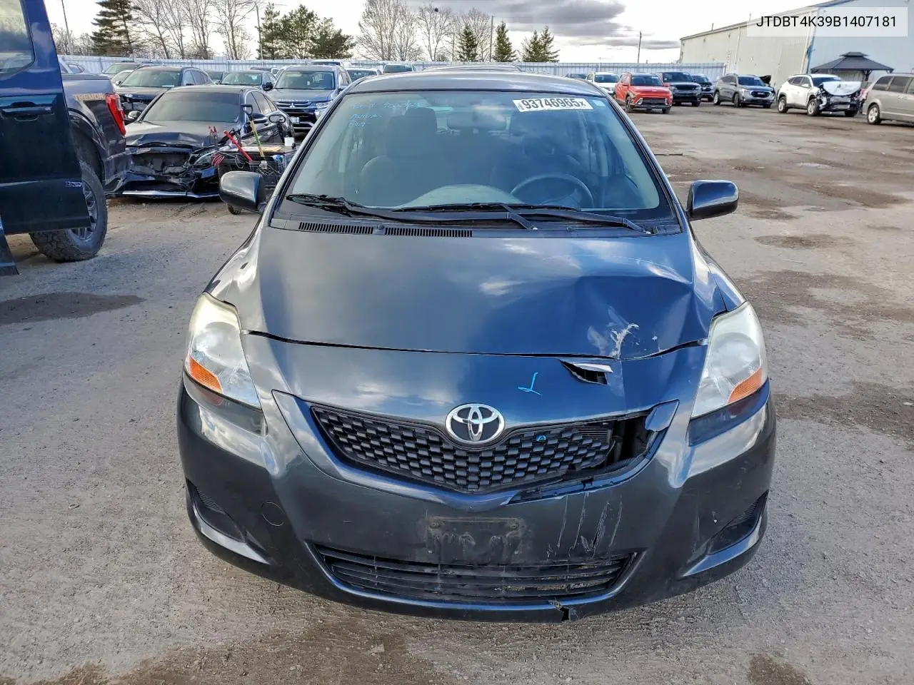 JTDBT4K39B1407181 2011 Toyota Yaris