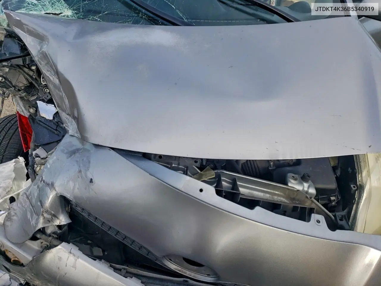 JTDKT4K36B5340919 2011 Toyota Yaris