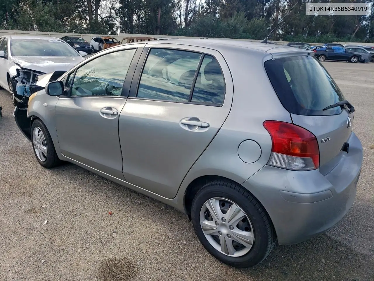 JTDKT4K36B5340919 2011 Toyota Yaris