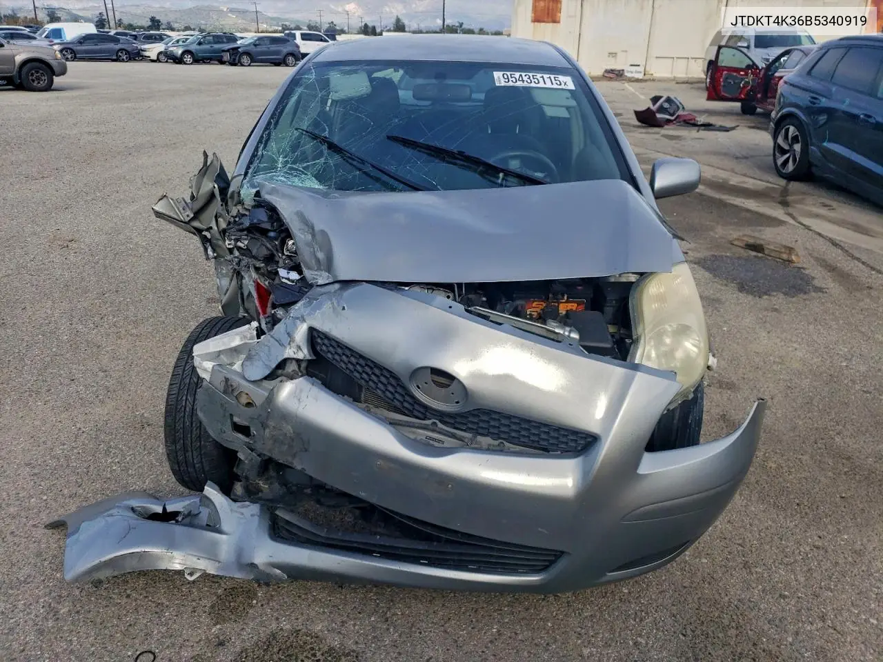 JTDKT4K36B5340919 2011 Toyota Yaris