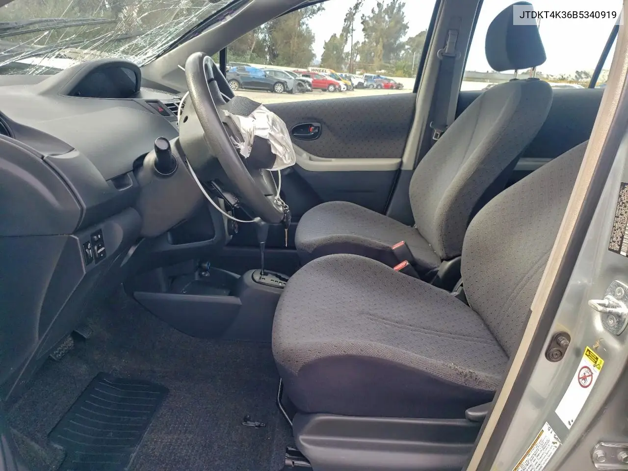 JTDKT4K36B5340919 2011 Toyota Yaris
