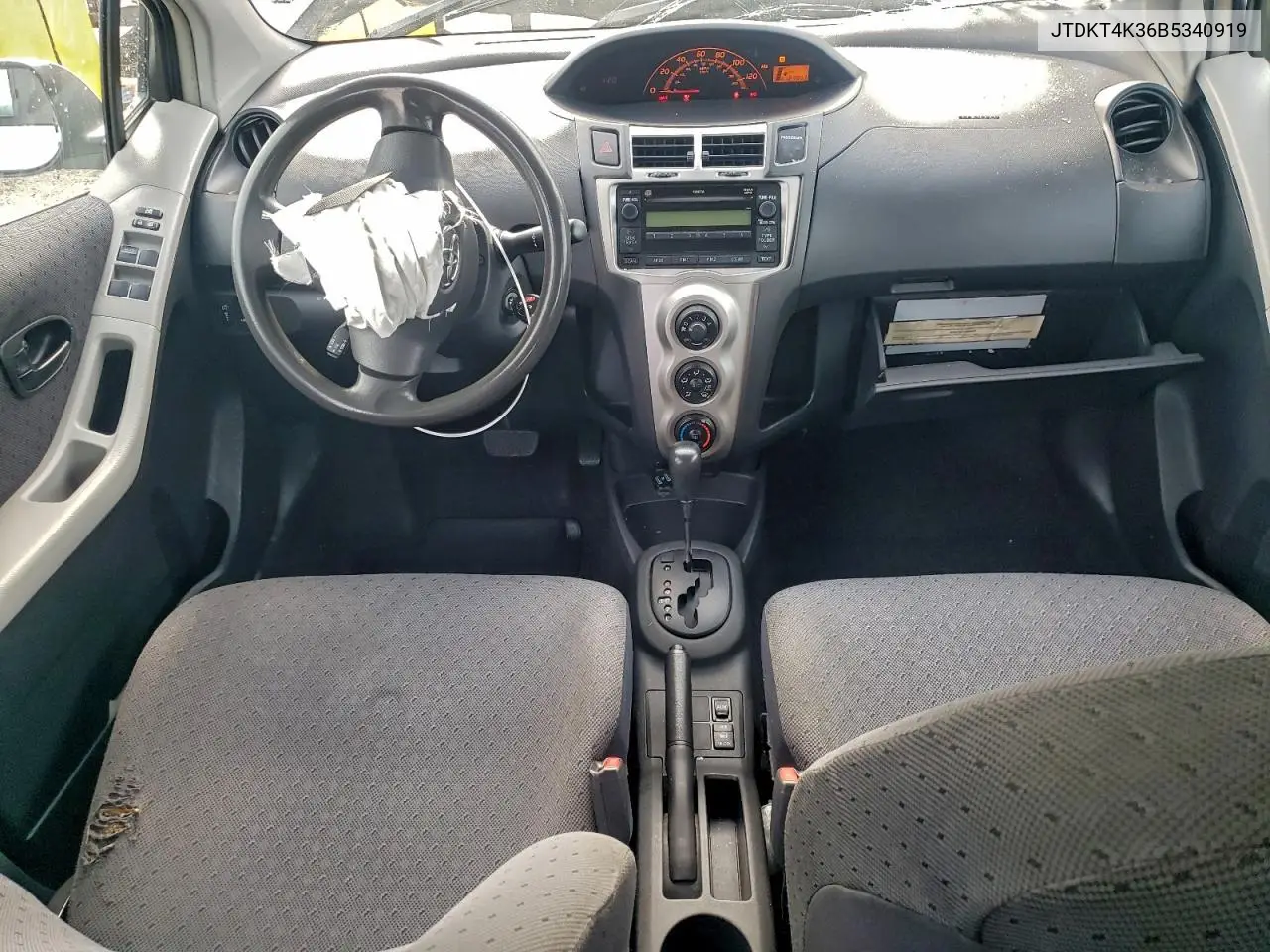 JTDKT4K36B5340919 2011 Toyota Yaris