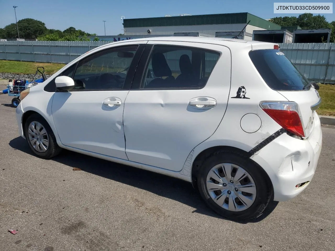 JTDKTUD33CD509900 2012 Toyota Yaris