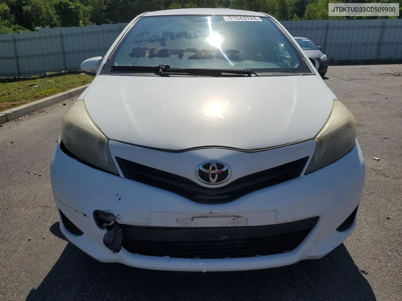 JTDKTUD33CD509900 2012 Toyota Yaris