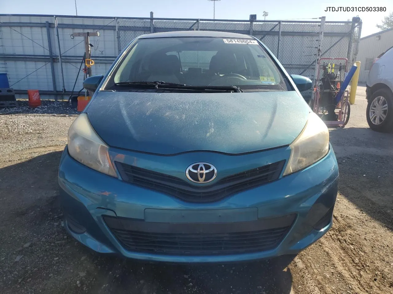 JTDJTUD31CD503380 2012 Toyota Yaris