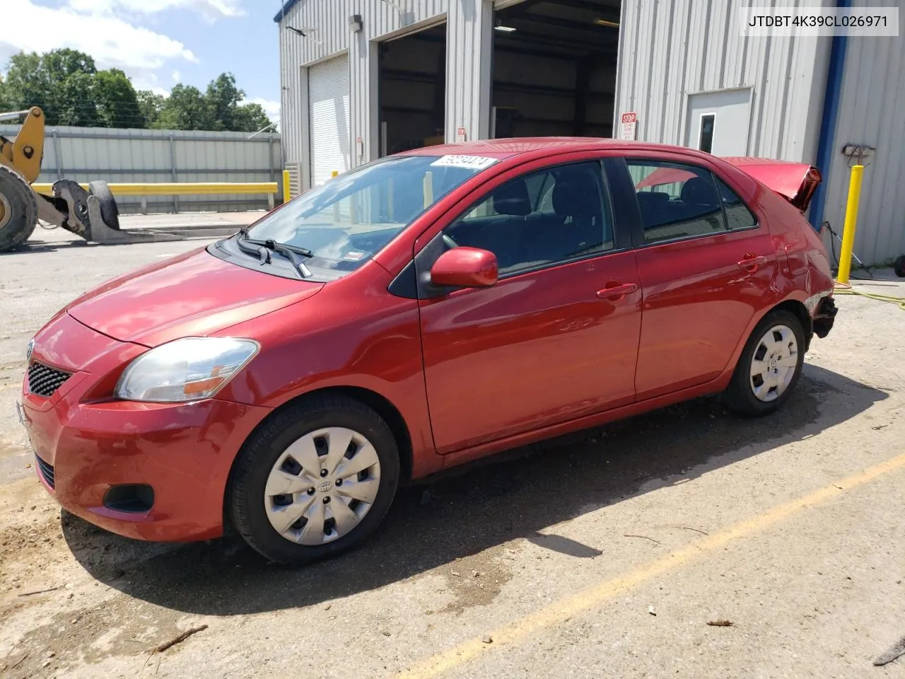 JTDBT4K39CL026971 2012 Toyota Yaris