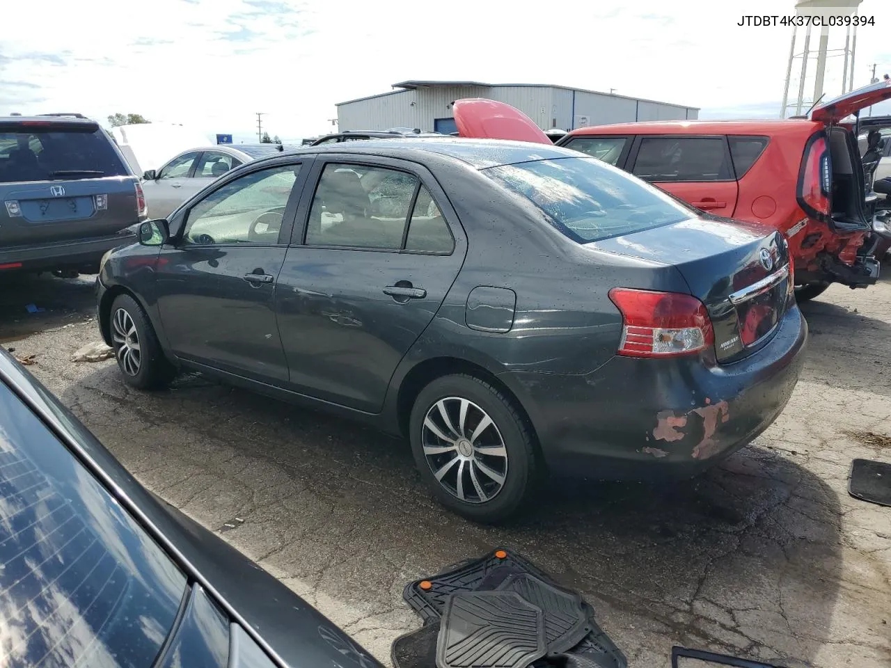 JTDBT4K37CL039394 2012 Toyota Yaris