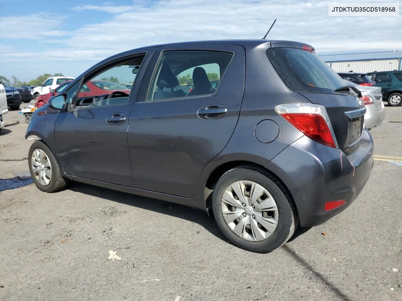 2012 Toyota Yaris VIN: JTDKTUD35CD518968 Lot: 69293474