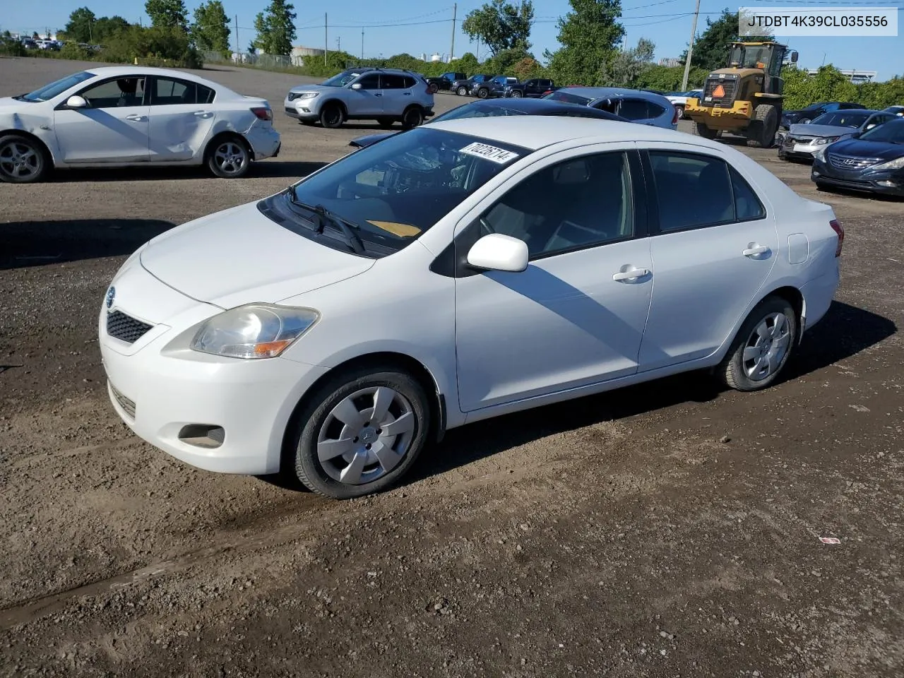 JTDBT4K39CL035556 2012 Toyota Yaris