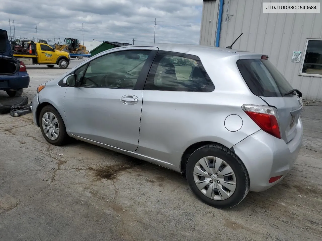 2012 Toyota Yaris VIN: JTDJTUD38CD540684 Lot: 71673174