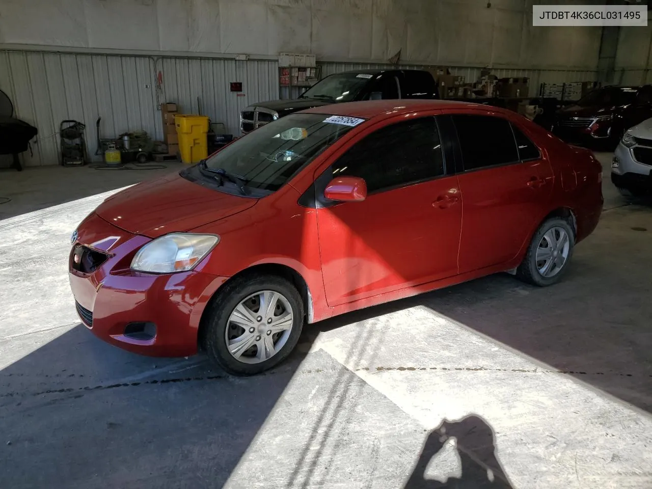 JTDBT4K36CL031495 2012 Toyota Yaris