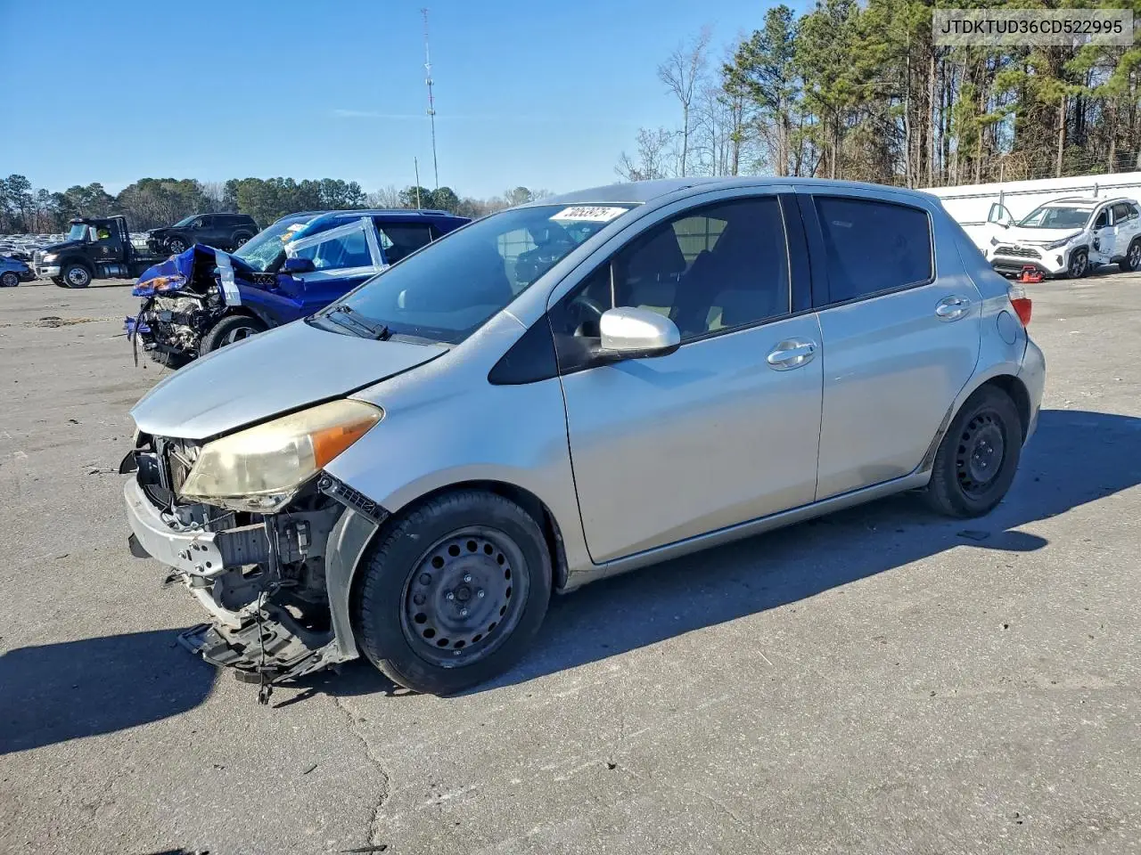 JTDKTUD36CD522995 2012 Toyota Yaris