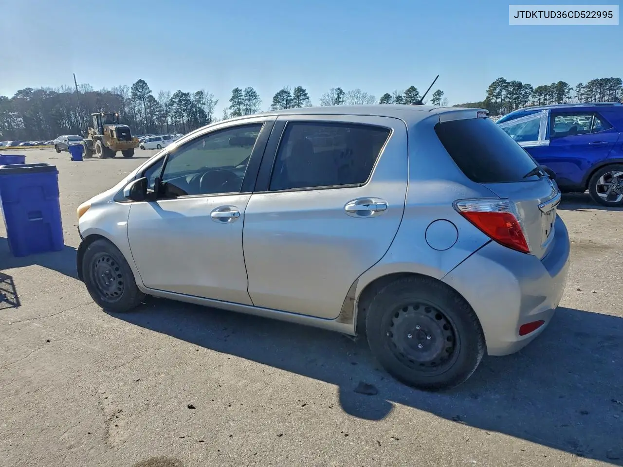 JTDKTUD36CD522995 2012 Toyota Yaris