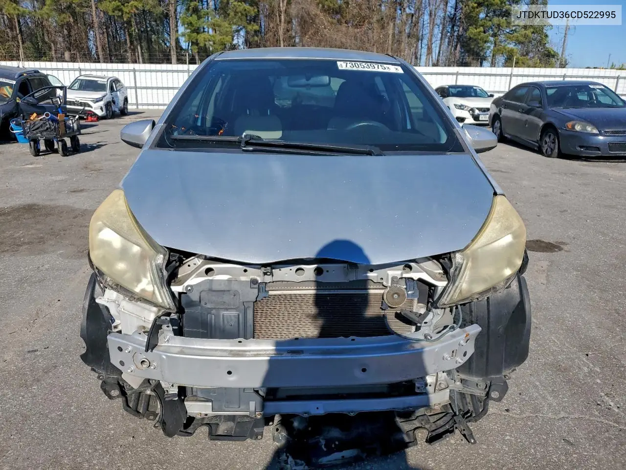 JTDKTUD36CD522995 2012 Toyota Yaris