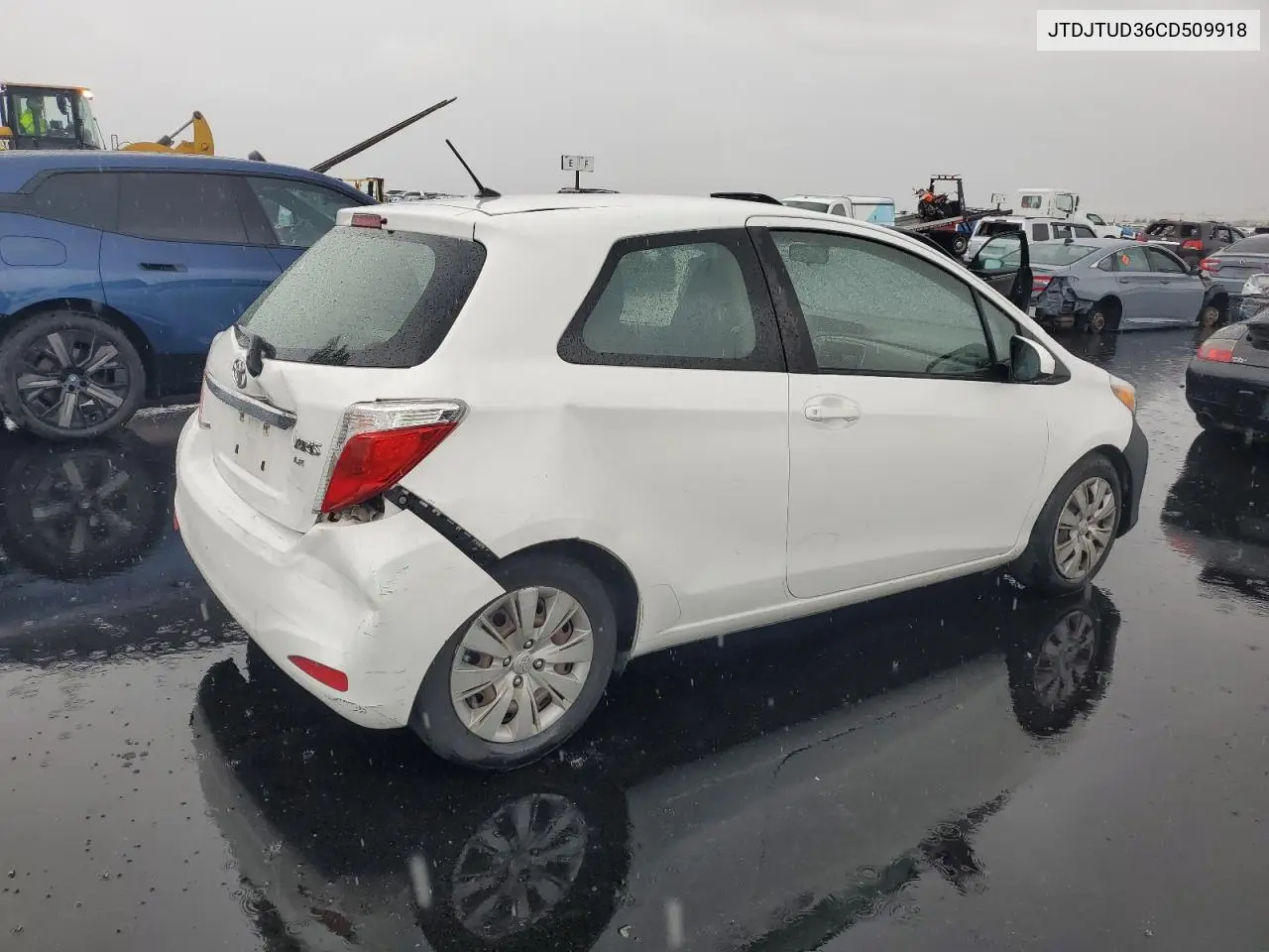 JTDJTUD36CD509918 2012 Toyota Yaris