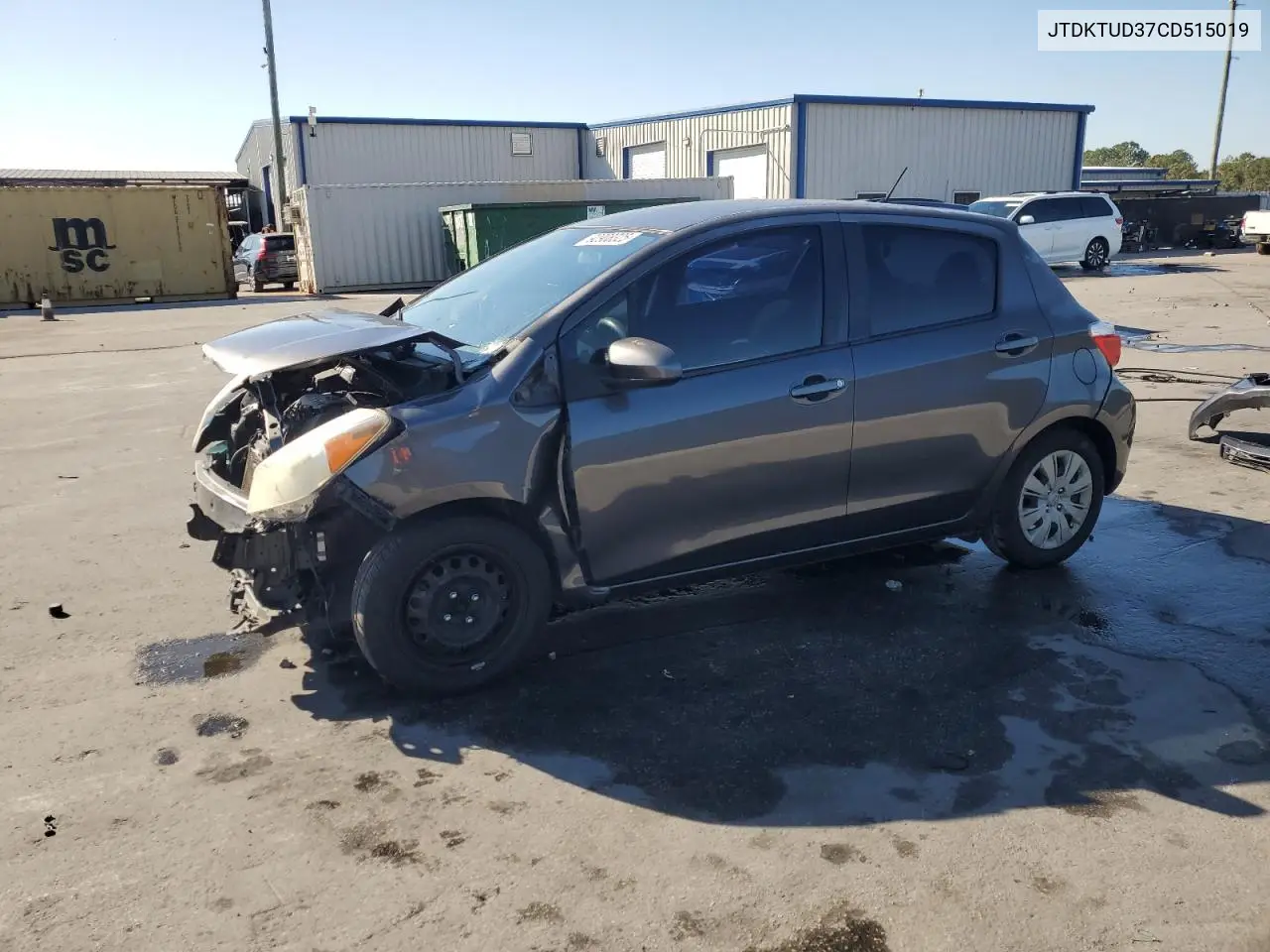 JTDKTUD37CD515019 2012 Toyota Yaris