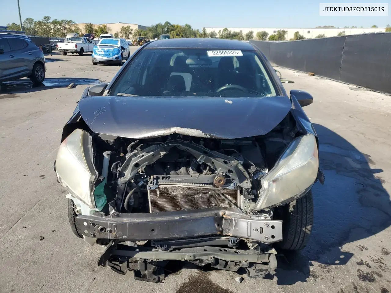 JTDKTUD37CD515019 2012 Toyota Yaris