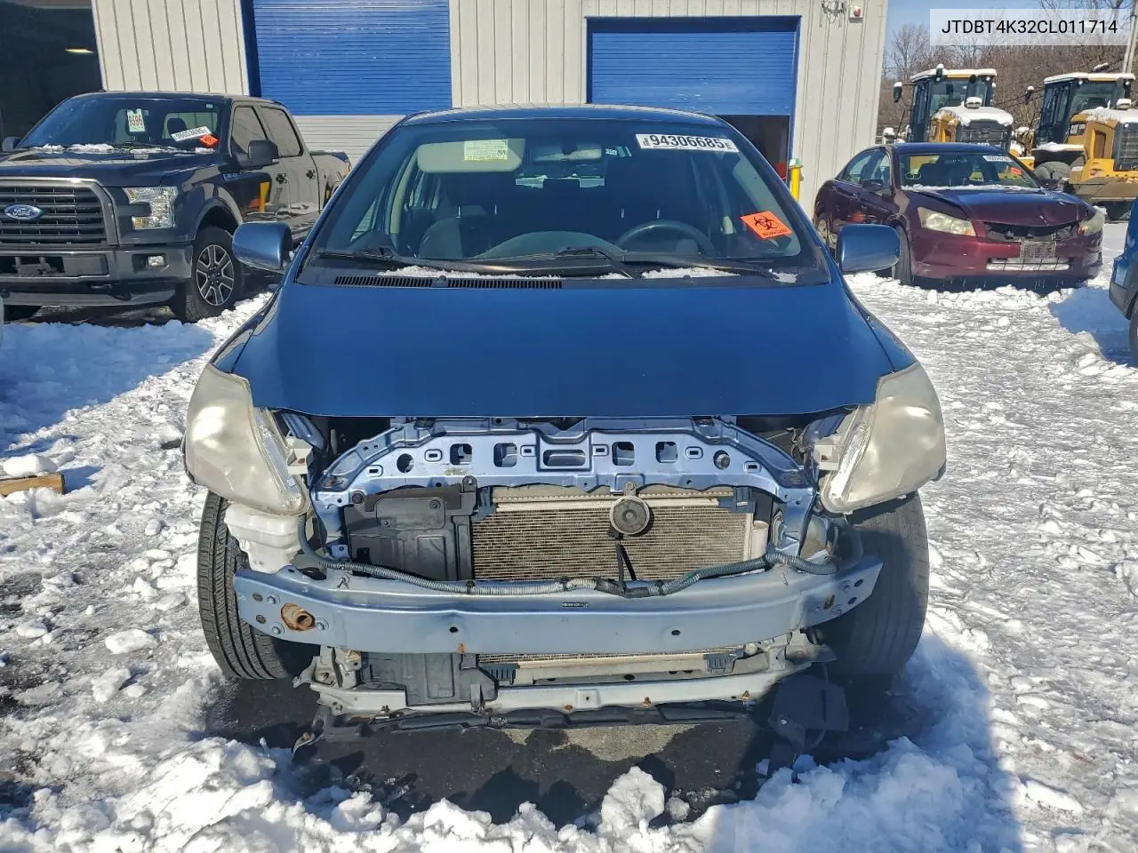 JTDBT4K32CL011714 2012 Toyota Yaris