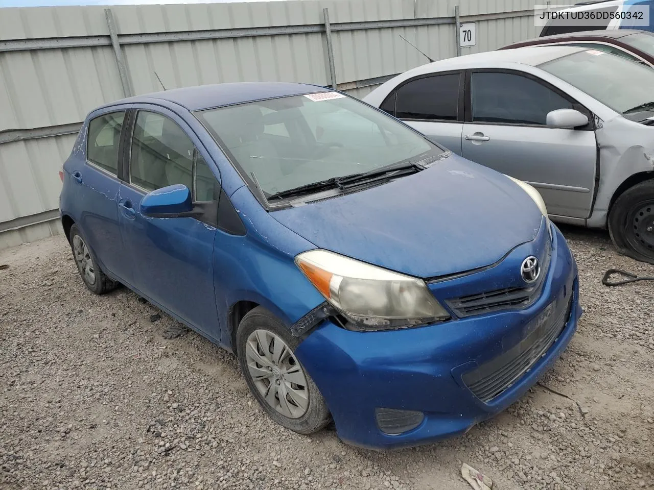 JTDKTUD36DD560342 2013 Toyota Yaris