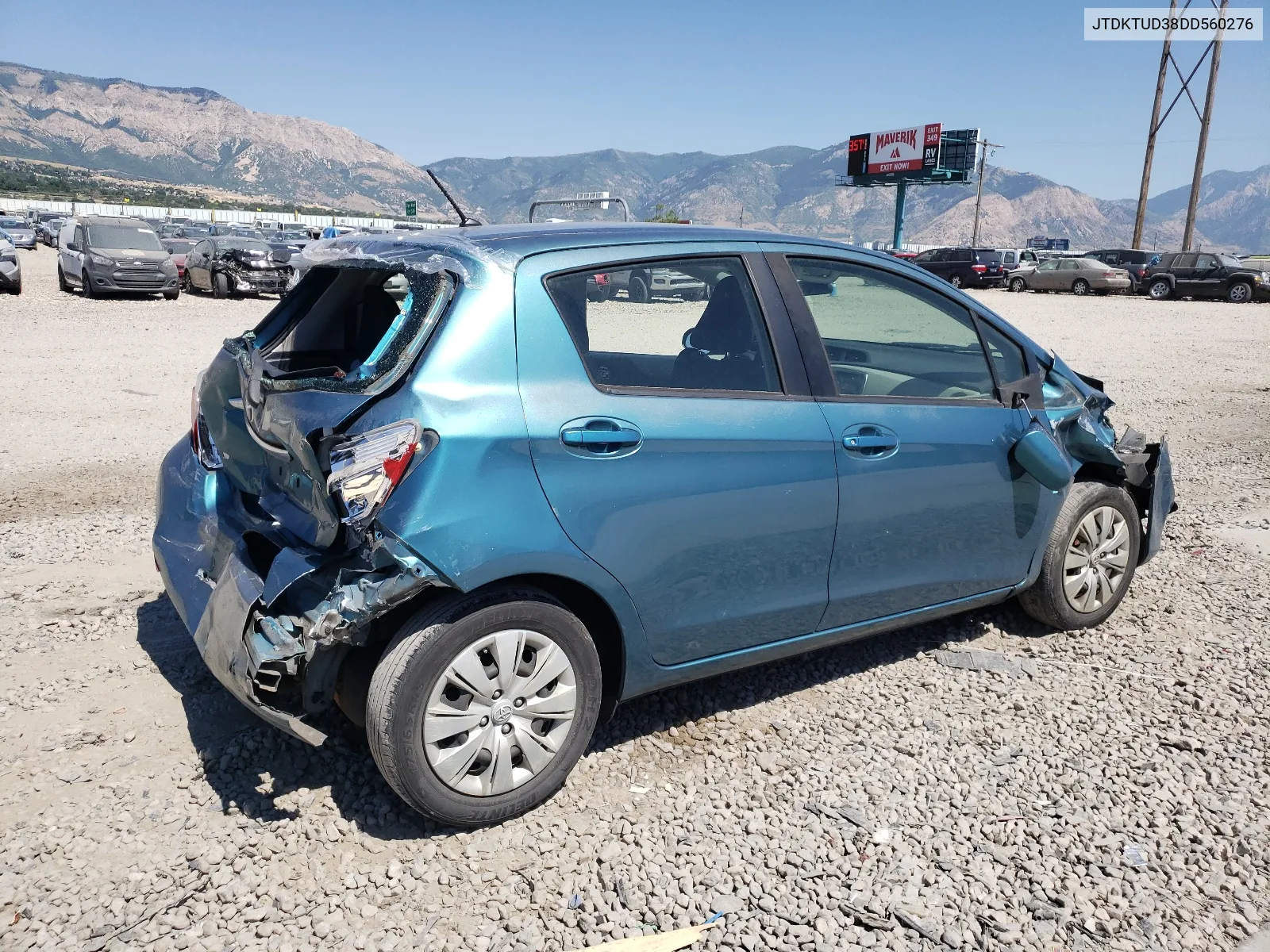 JTDKTUD38DD560276 2013 Toyota Yaris