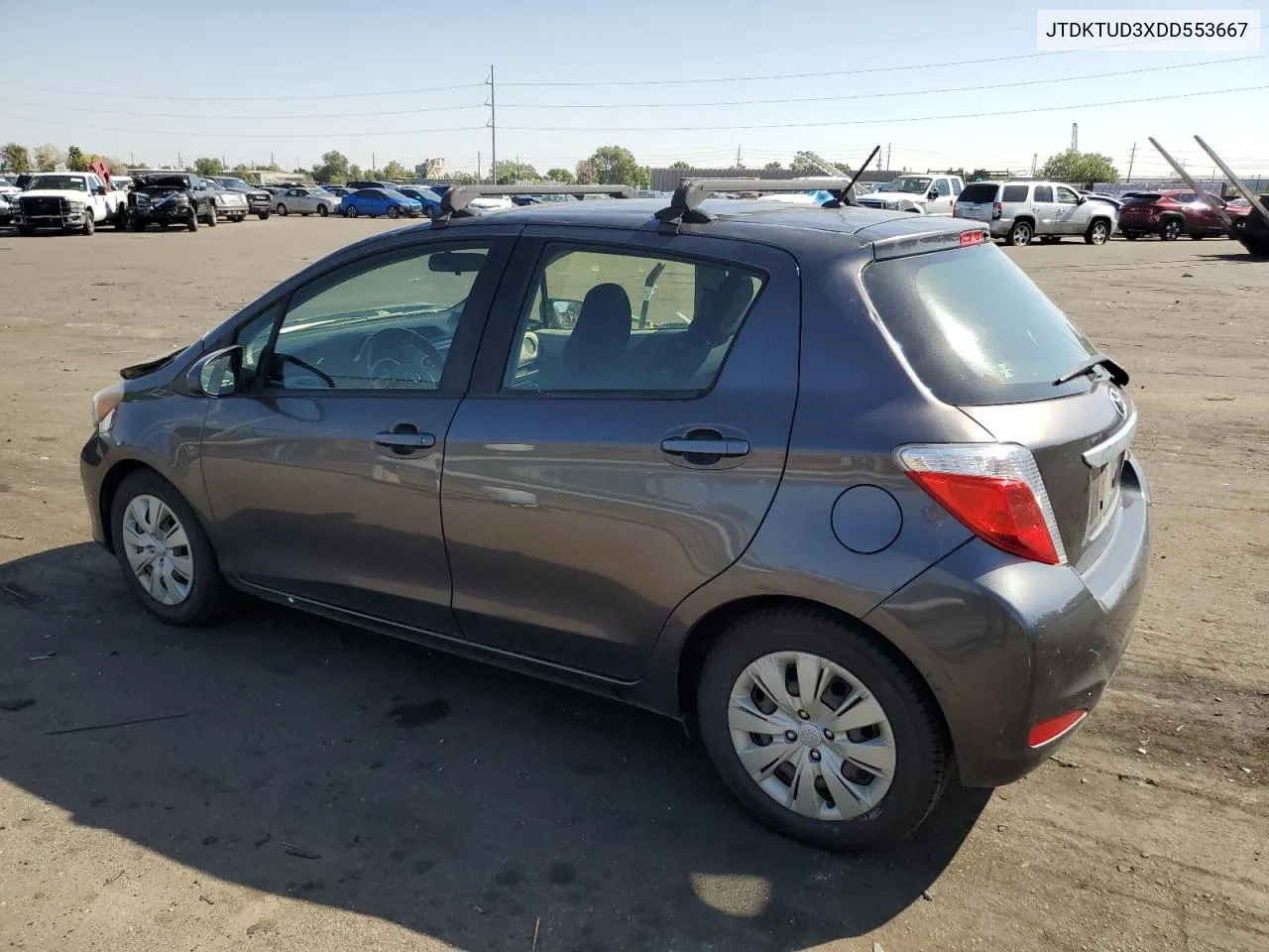 2013 Toyota Yaris VIN: JTDKTUD3XDD553667 Lot: 67714424