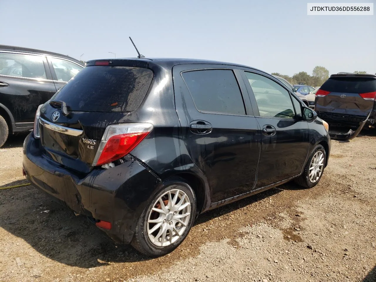 JTDKTUD36DD556288 2013 Toyota Yaris