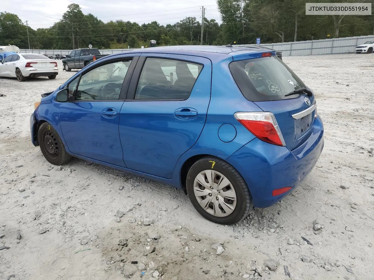 JTDKTUD33DD551954 2013 Toyota Yaris