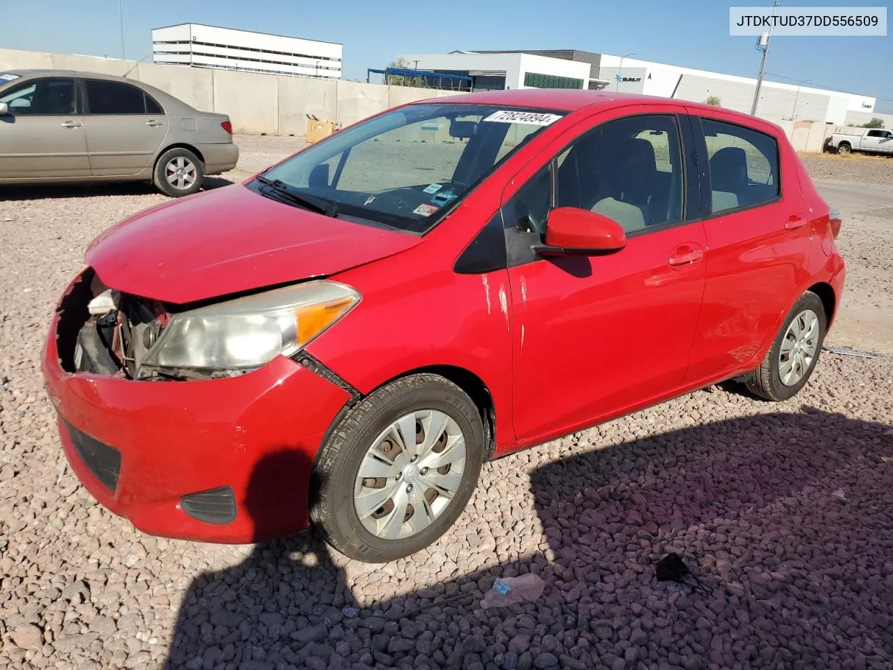 JTDKTUD37DD556509 2013 Toyota Yaris