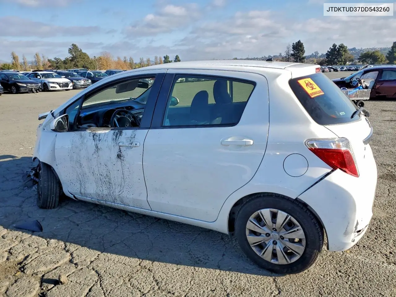 JTDKTUD37DD543260 2013 Toyota Yaris