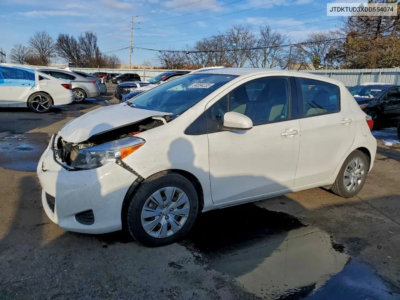 JTDKTUD3XDD554074 2013 Toyota Yaris