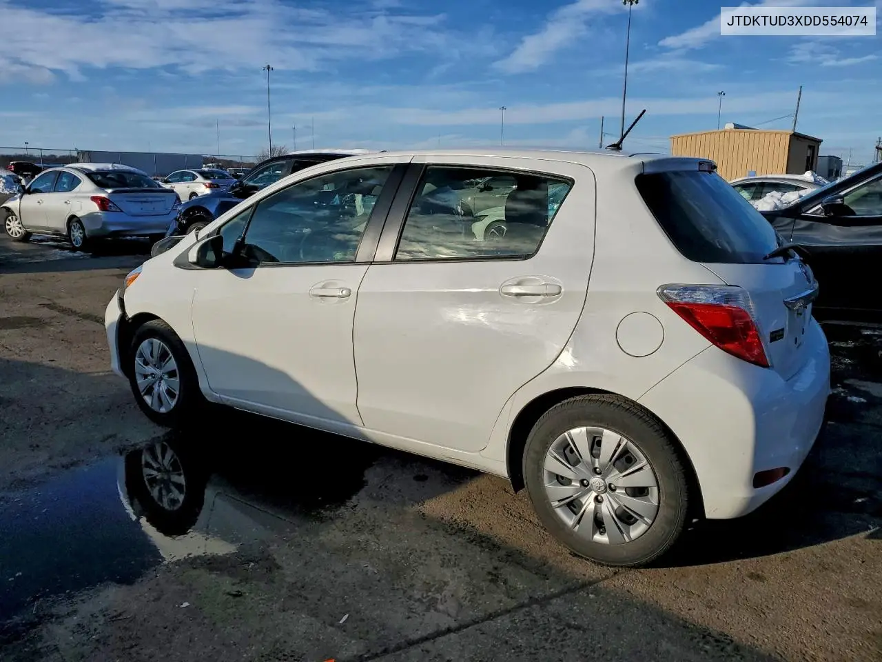 JTDKTUD3XDD554074 2013 Toyota Yaris