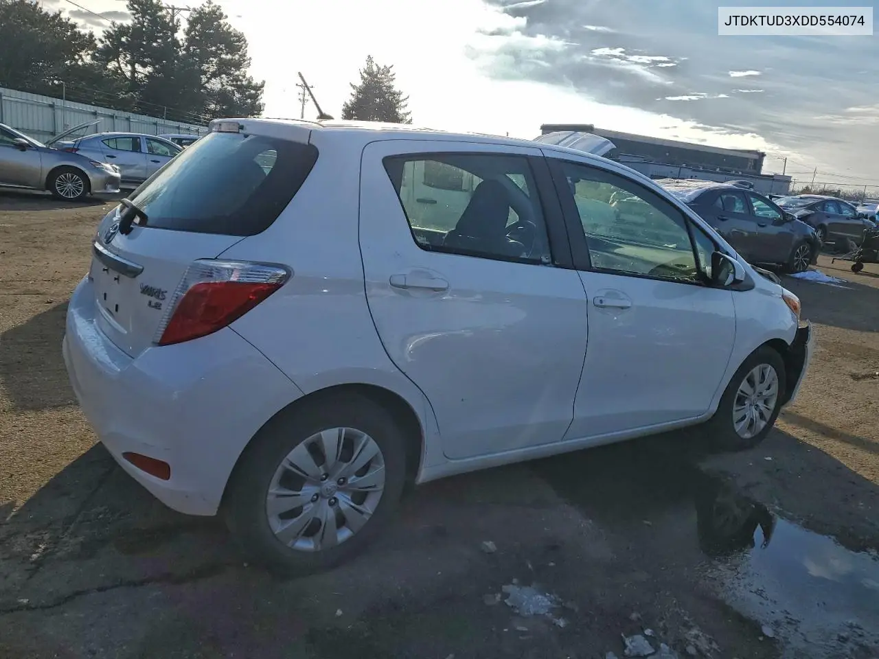 JTDKTUD3XDD554074 2013 Toyota Yaris