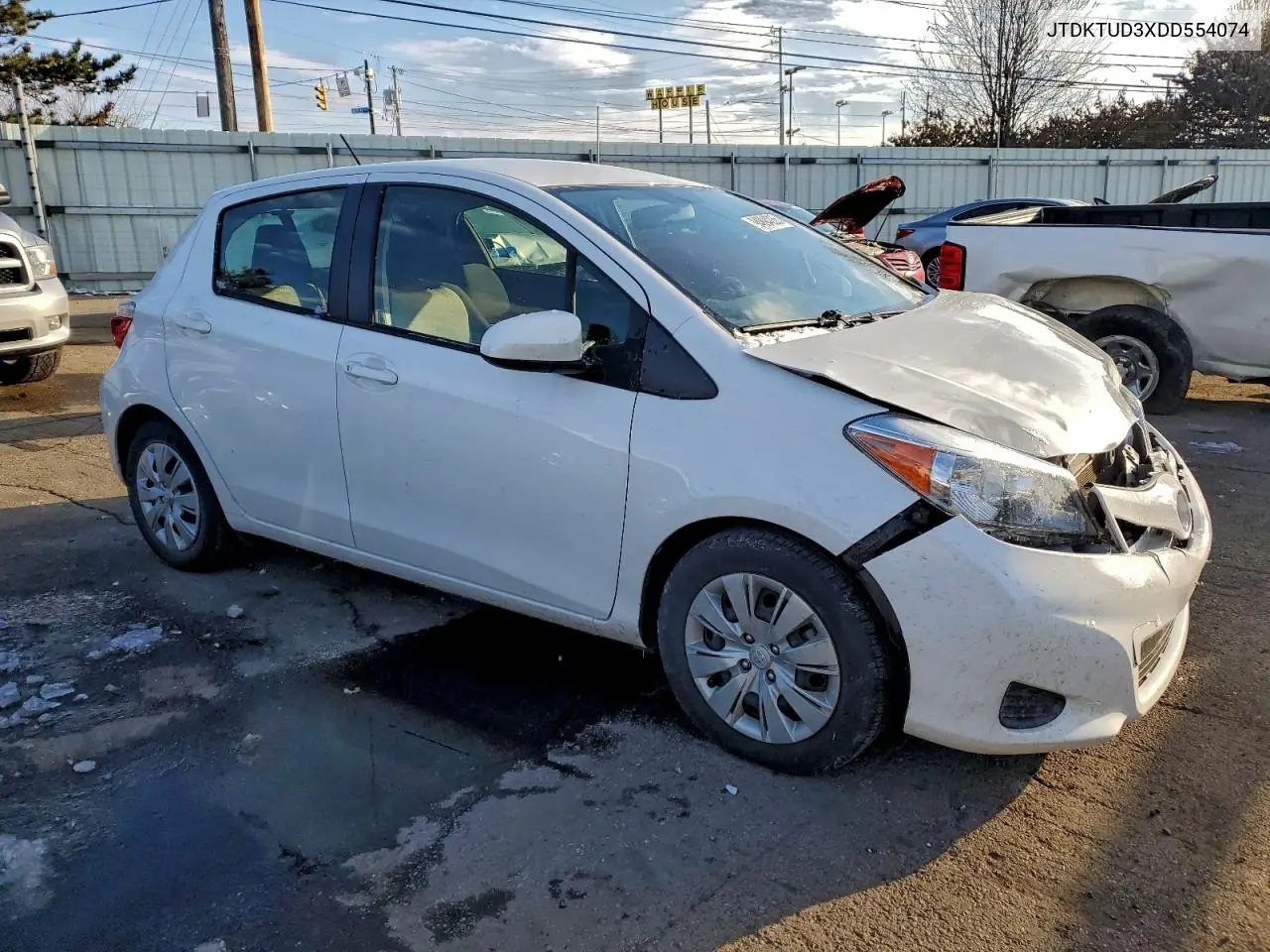 JTDKTUD3XDD554074 2013 Toyota Yaris
