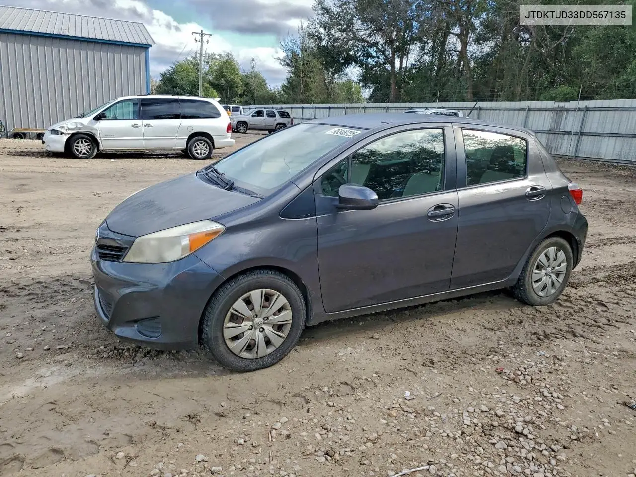JTDKTUD33DD567135 2013 Toyota Yaris