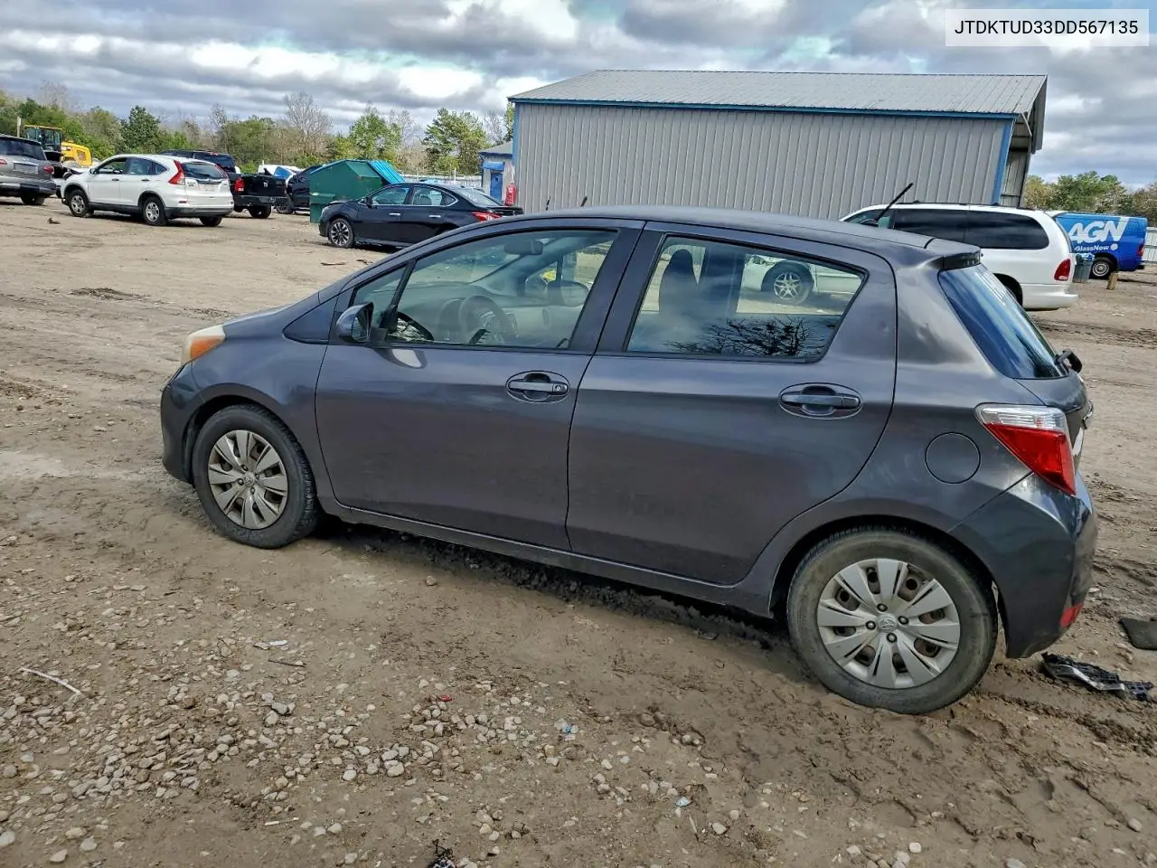 JTDKTUD33DD567135 2013 Toyota Yaris