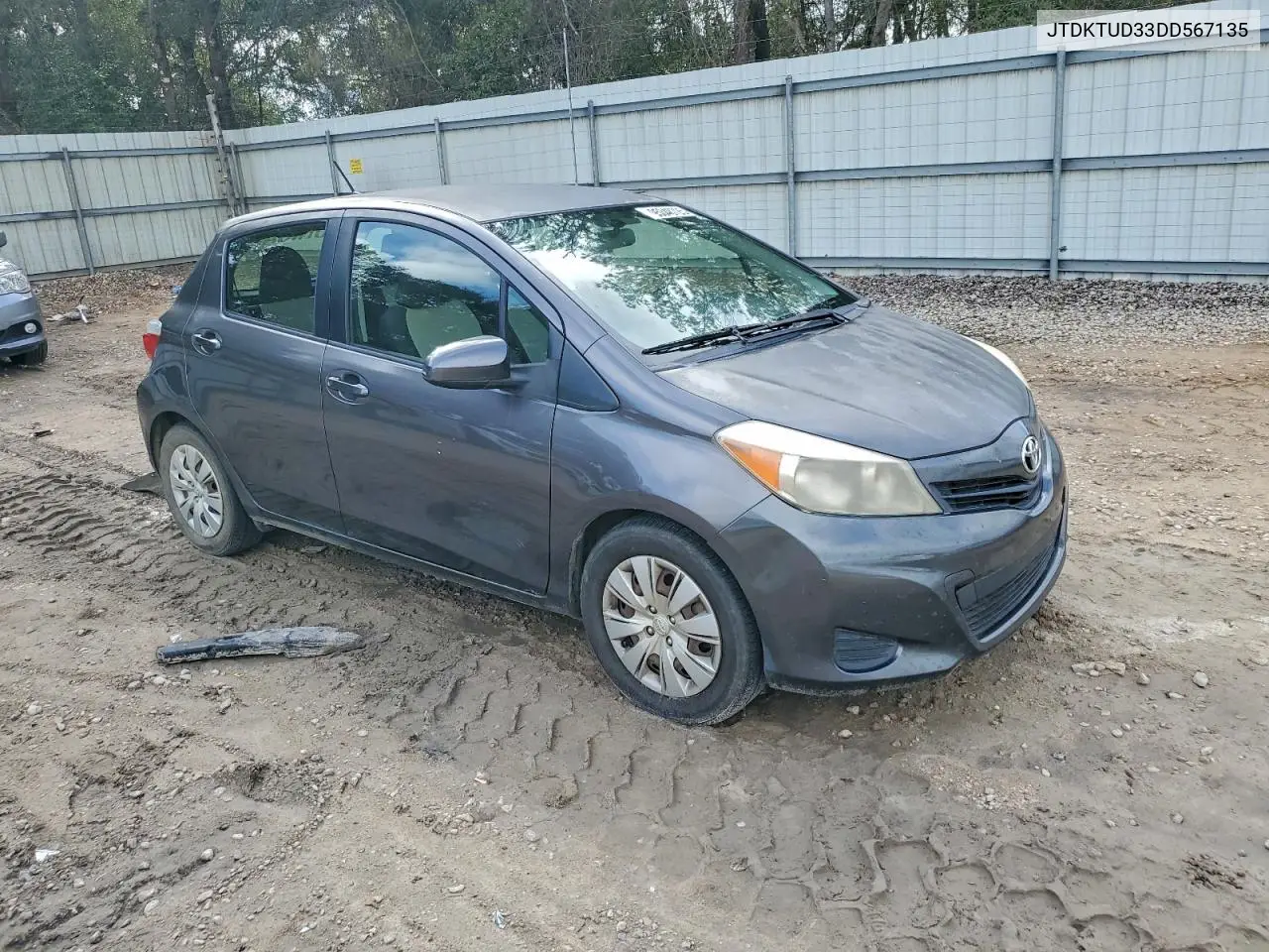 JTDKTUD33DD567135 2013 Toyota Yaris